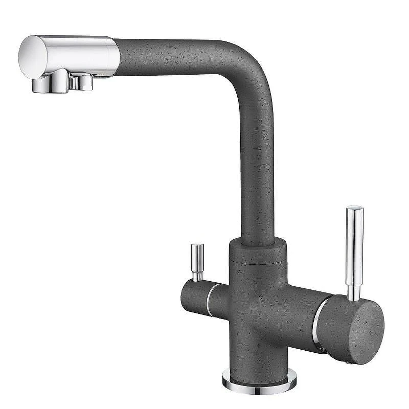 Смеситель для кухни Emar Quartz 3003N.7 цвет Антрацит