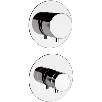 Смеситель для душа Remer Minimal Thermo NT94C с термостатом Хром латунь встраиваемый