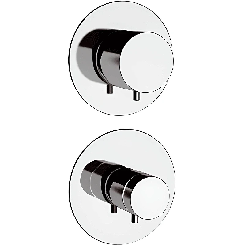 Смеситель для душа Remer Minimal Thermo NT94C с термостатом Хром латунь встраиваемый