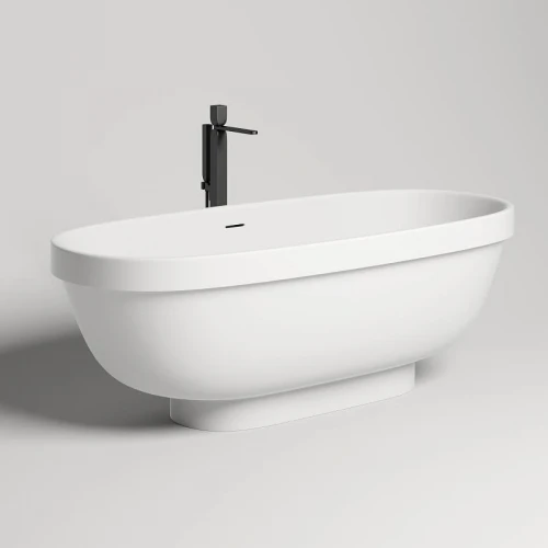Ванна из искусственного камня Salini Greca 180х80 103121M Белая матовая