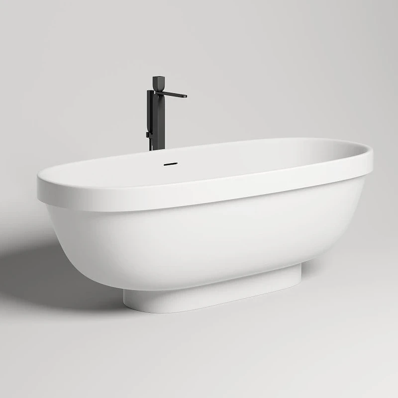 Ванна из искусственного камня Salini Greca 180х80 103121M Белая матовая