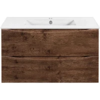 Тумба под раковину Vincea Mia Slim 90 VMC-2MC900S1RW подвесная R.Wood МДФ / ЛДСП