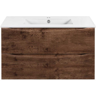 Тумба под раковину Vincea Mia Slim 90 VMC-2MC900S1RW подвесная R.Wood МДФ / ЛДСП