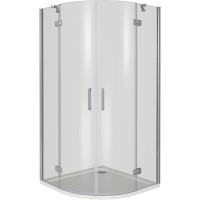 Душевой уголок Good Door Saturn R-100-C-CH 100x100 профиль Хром стекло прозрачное