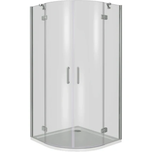 Душевой уголок Good Door Saturn R-100-C-CH 100x100 профиль Хром стекло прозрачное