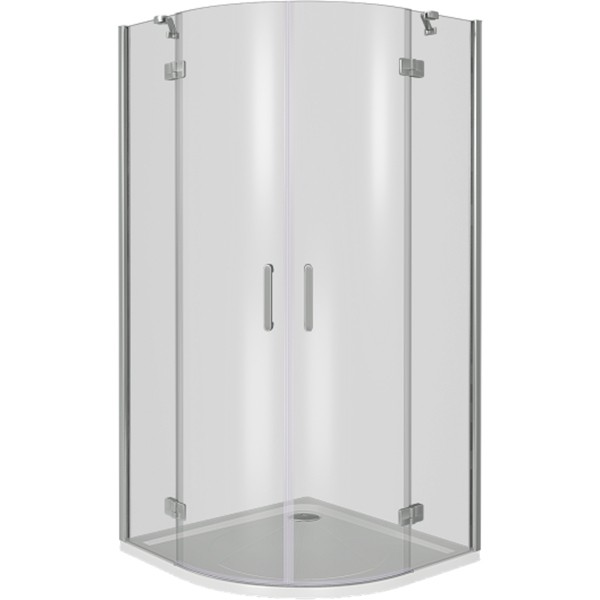 Душевой уголок Good Door Saturn R-100-C-CH 100x100 профиль Хром стекло прозрачное