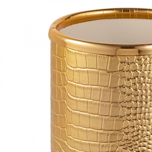 Стакан для зубных щеток Geralis M-KGG-M Croco цвет Золото, кант Золото