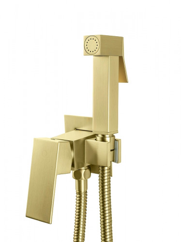 Гигиенический душ со смесителем FILARETE Fing FL101MG цвет Золото матовое