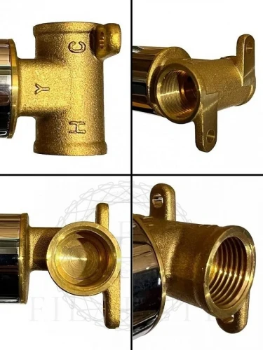 Гигиенический душ со смесителем FILARETE Fing FL101MG цвет Золото матовое