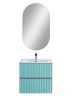 Тумба под раковину Art&Max Elegant 60 AM-ELEGANT-600-2C-SO-MM-LED подвесная цвет Светло-зеленый матовый