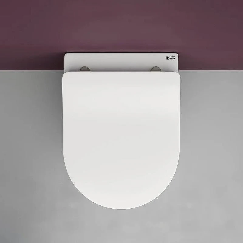Унитаз с инсталляцией Ceramicanova Play CN3001 + Tece Profil 9400412 с сиденьем Микролифт и клавишей смыва Хром глянцевый
