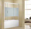 Шторка на ванну Aquanet Practic AE10-B-175H150U-CP 175 273603 профиль Хром стекло прозрачное с шелкографией