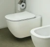 Комплект унитаза с инсталляцией Ideal Standard Tesi Aqua Blade TT00002/121AA с сиденьем Микролифт и клавишей смыва Хром фарфор подвесной
