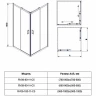 Душевой уголок Veconi Rovigo RV-09 90х90 RV09-90-01-C7 профиль Черный матовый стекло прозрачное