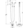 Смеситель для ванны Aquatek Классик AQ1545CR