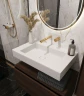 Раковина Boheme Armadi Art Flat 70 888-70 Белая матовая искусственный камень (литьевой мрамор) подвесная