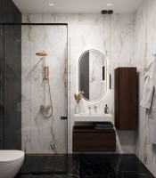 Раковина Boheme Armadi Art Flat 70 888-70 Белая матовая искусственный камень (литьевой мрамор) подвесная