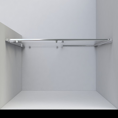 Душевая дверь Vincea Garda 150 VDS-1G150CLG профиль Брашированное золото стекло прозрачное