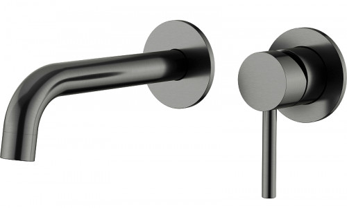 Смеситель для раковины Knotlor Eclipse SS-25/GM цвет Вороненая сталь