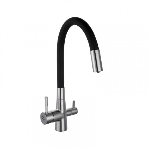 Смеситель для кухни Fashun A54029-7 цвет Сатин Черный