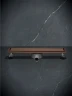 Душевой лоток AltroBagno Livello 60 071238 BC с решеткой цвет Медь матовая / под плитку