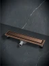 Душевой лоток AltroBagno Livello 60 071238 BC с решеткой цвет Медь матовая / под плитку