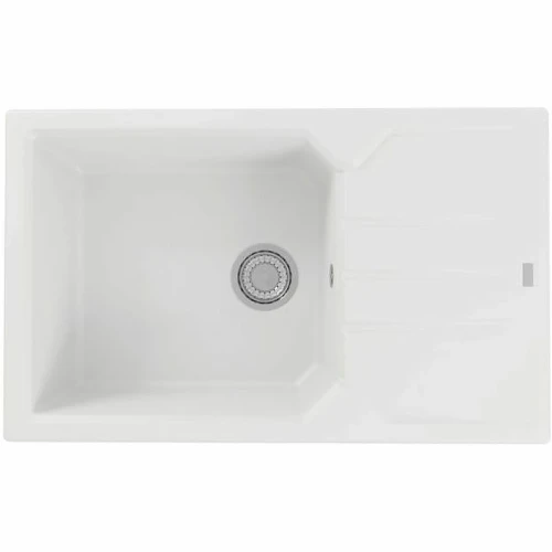 Кухонная мойка Alveus Granital Record 40 G11 Arctic 780x480x180 1144964 Белая искусственный камень (литьевой мрамор) встраиваемый