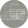 Душевой уголок Cezares Slider 110х100 SLIDER-AH-2-90/100-100/110-C-Cr профиль Хром стекло прозрачное