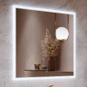Зеркало Alavann Emma 80 ALV0065001 с подсветкой цвет Белый с сенсорным выключателем