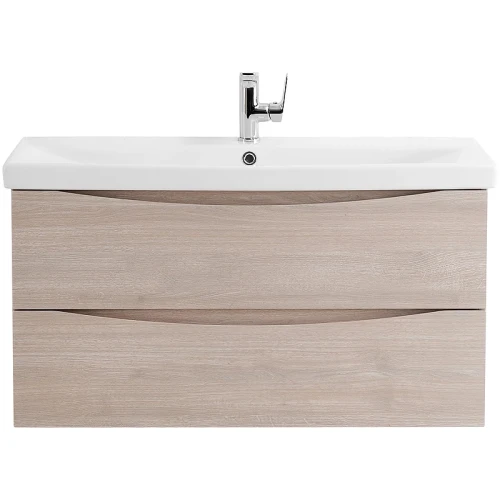 Тумба под раковину BelBagno Marino-Cer 100 MARINO-CER-1000-2C-SO-RG-P подвесная Rovere Grigio МДФ / ЛДСП