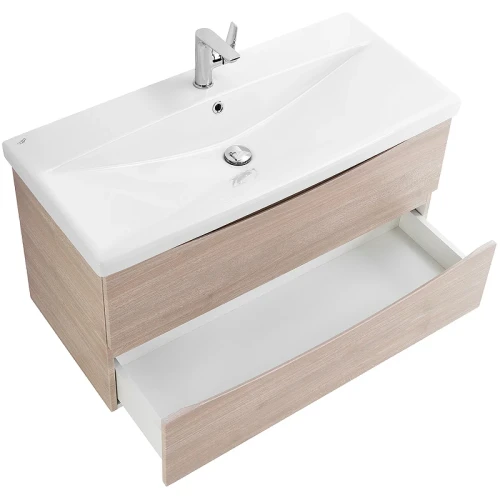 Тумба под раковину BelBagno Marino-Cer 100 MARINO-CER-1000-2C-SO-RG-P подвесная Rovere Grigio МДФ / ЛДСП