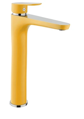 Смеситель для раковины Fiore Kevon Chic 81YX8119 цвет Хром Желтый