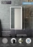 Зеркальный шкаф Континент Mirror Box black Led 35 L МВК063 с подсветкой Черный МДФ / ЛДСП, стекло