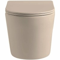 Унитаз Vincea Piatti VT1-11SMC подвесной Капучино матовый с сиденьем Микролифт фарфор подвесной
