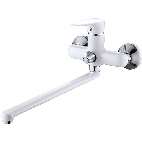 Смеситель для ванны Viko V-4145 универсальный Белый Хром