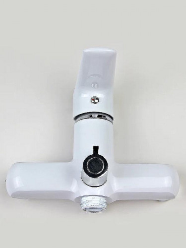 Смеситель для ванны Viko V-4145 универсальный Белый Хром