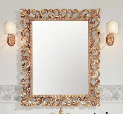 Зеркало Cezares 87 670/O Foglia Oro массив дерева, стекло