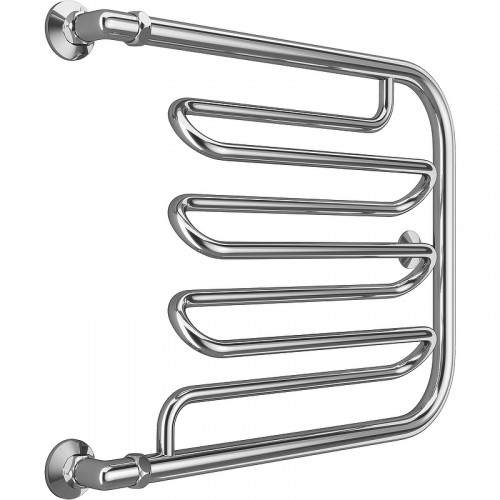 Водяной полотенцесушитель Terminus Фокстрот-Лиана (1) 500x600 4620768880988 Хром, боковое подключение, G 1" НР нержавеющая сталь