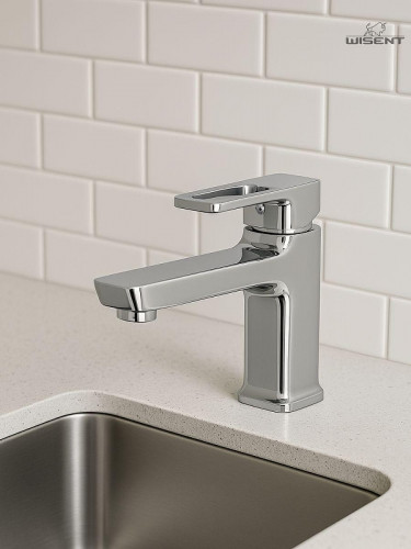 Смеситель для раковины Wisent W1049 цвет Хром