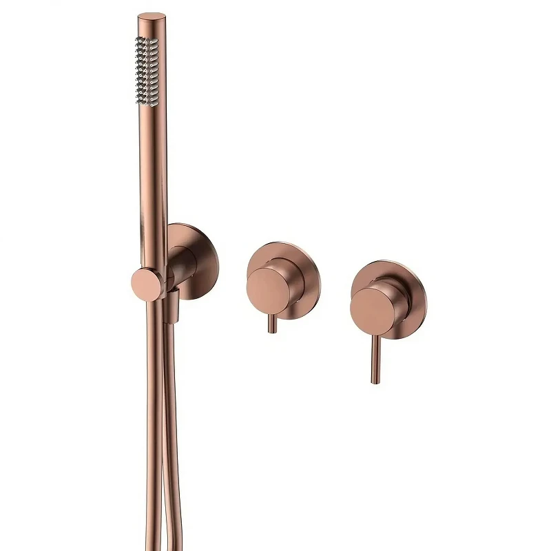 Смеситель для душа AQUAme Siena AQM8805BC цвет Медь шлифованная