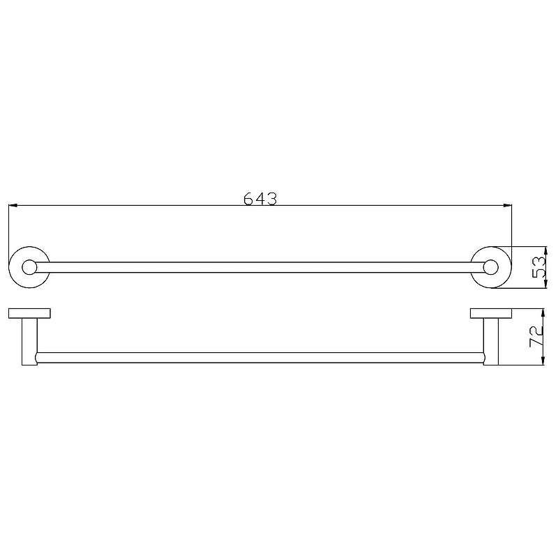 Полотенцедержатель Rav Slezak Colorado COA0701/60Z Золото