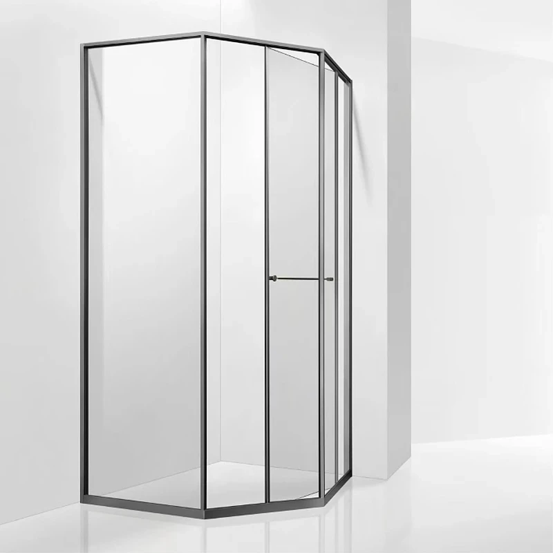 Душевой уголок RGW 100x100 33328200-110R профиль цвет Серый стекло прозрачное