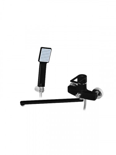 Смеситель для ванны Wisent WP2230-6 универсальный цвет Черный матовый