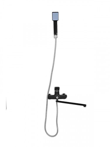 Смеситель для ванны Wisent WP2230-6 универсальный цвет Черный матовый