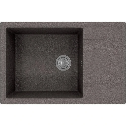 Кухонная мойка Florentina Липси 78 XL 20.505.D0780.102 Черная со смесителем Haiba HB4113-7 Черный