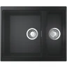 Кухонная мойка Grohe K500 56 31648AP0 Черный гранит искусственный камень (литьевой мрамор) встраиваемый