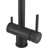 Смеситель для кухни Milacio Ultra MCU.554.TB Total Black нержавеющая сталь