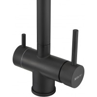 Смеситель для кухни Milacio Ultra MCU.554.TB Total Black нержавеющая сталь