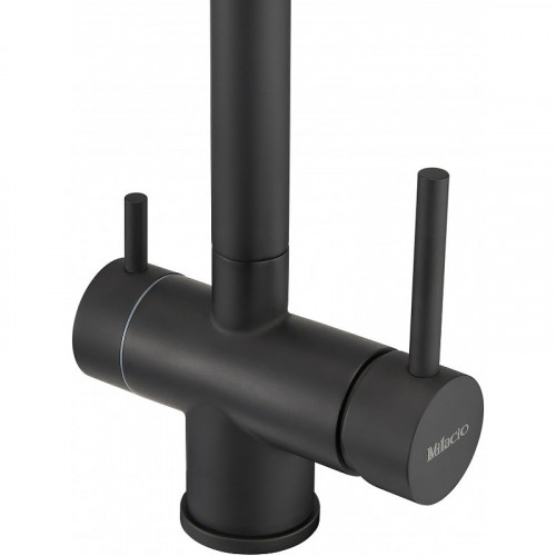 Смеситель для кухни Milacio Ultra MCU.554.TB Total Black нержавеющая сталь