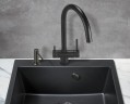 Смеситель для кухни Milacio Ultra MCU.554.TB Total Black нержавеющая сталь